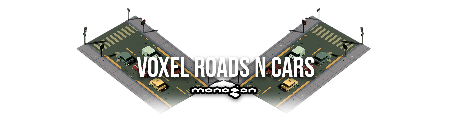 Voxel Roads and Cars - monogon