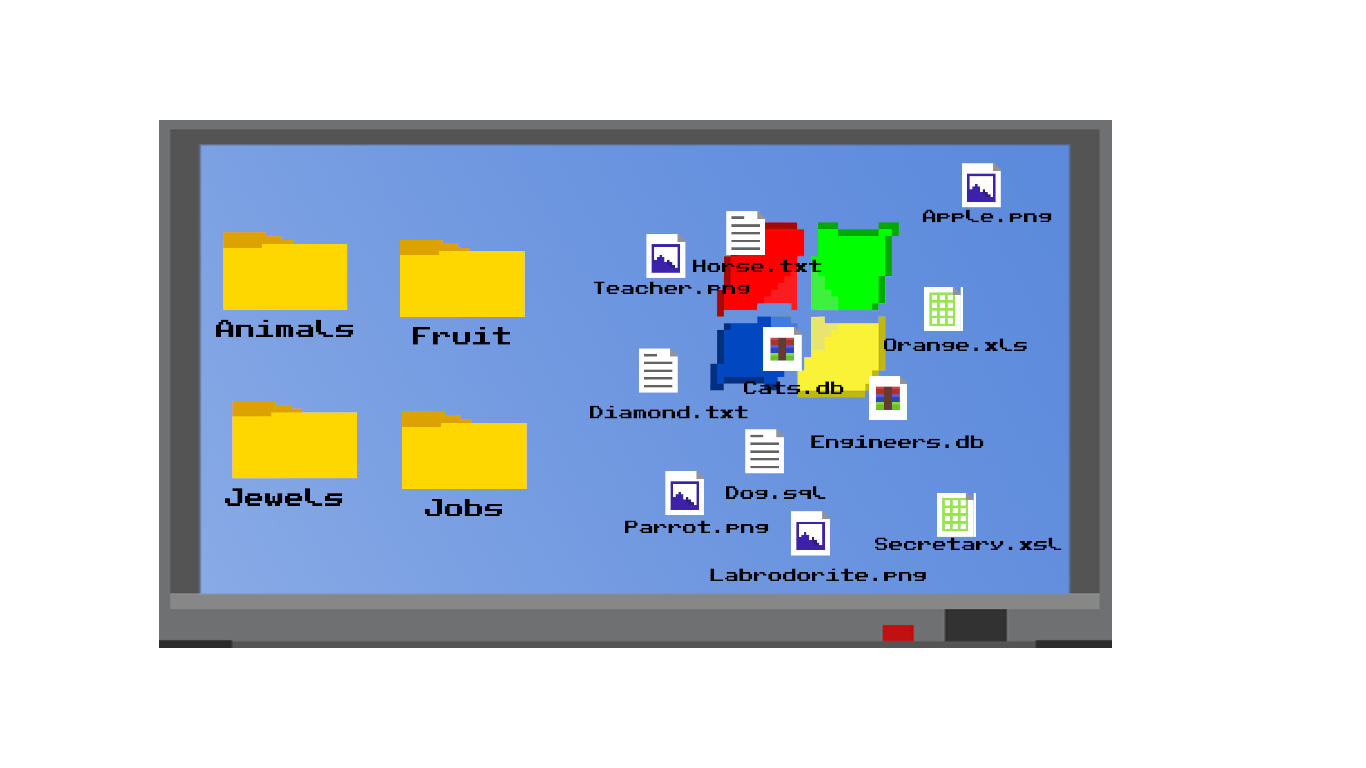 A mini-game of file sorting