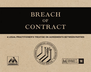 Breach of Contract   - A Legal-Horror Handbook for Mothership 