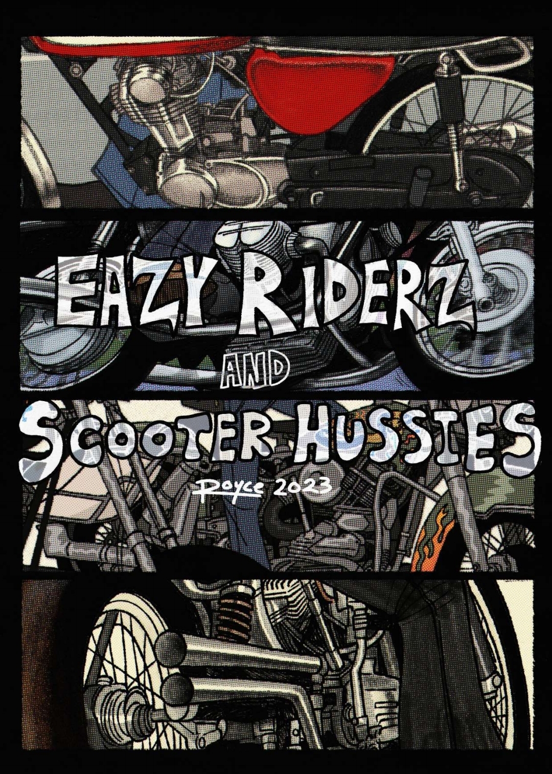Cover image for Eazy Riderz and Scooter Hussies