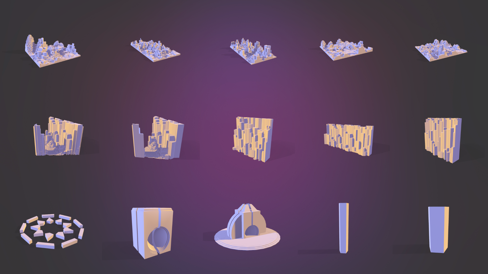 3D Assets set 3