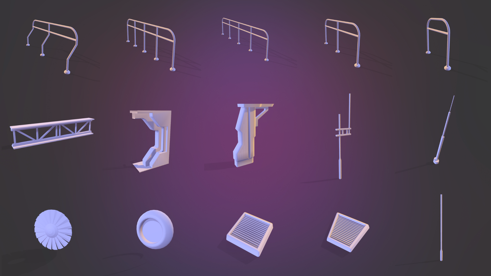 3D Assets set 6