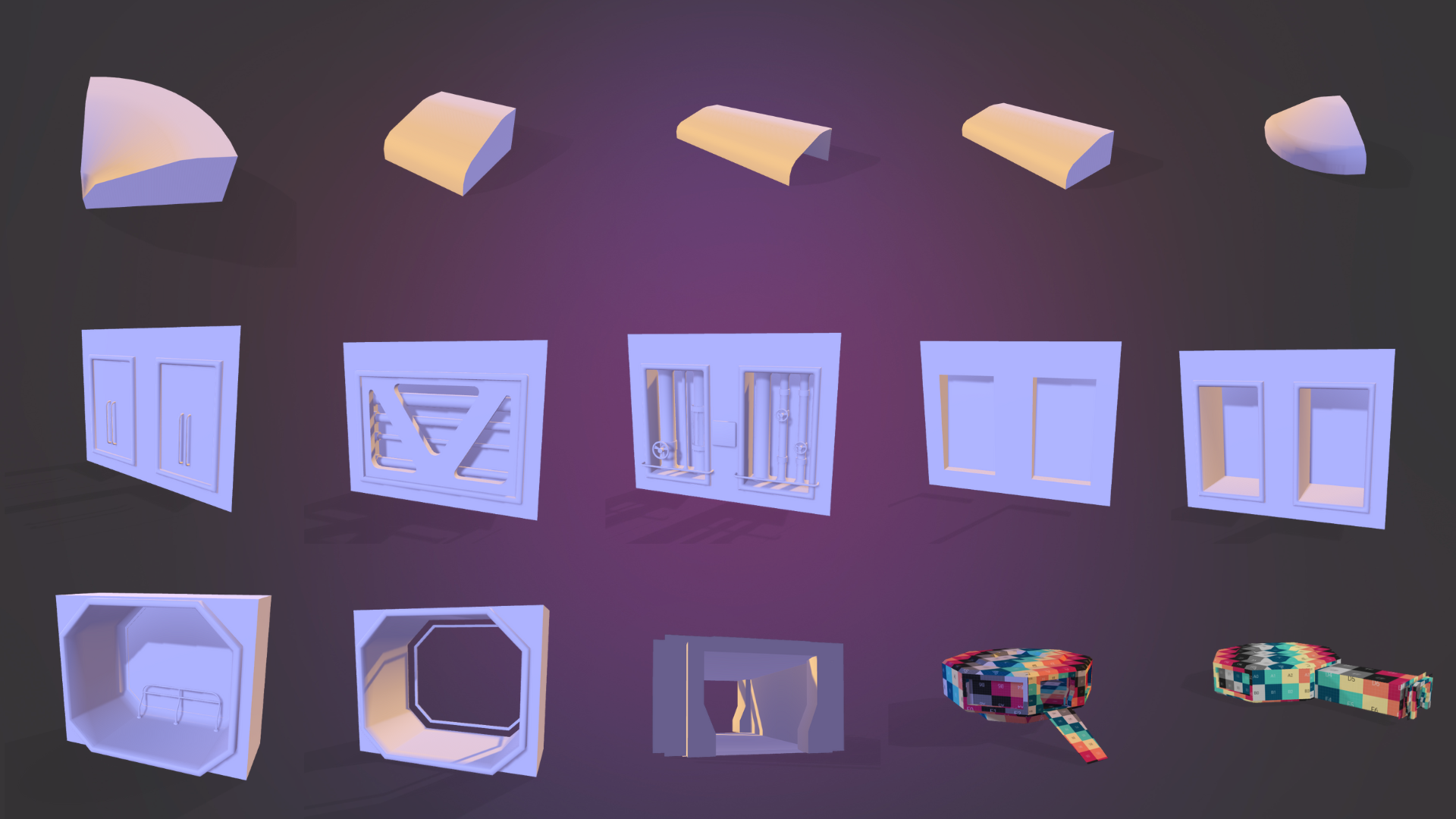 3D Assets set 8