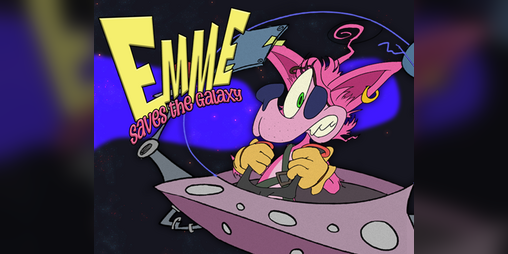 Cover image for Emme Saves the Galaxy