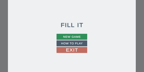 Cover image for FILL IT !