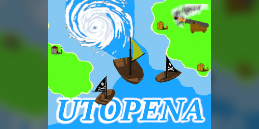 Cover image for Utopena