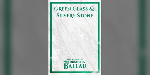 Cover image for Green Glass & Silvery Stone