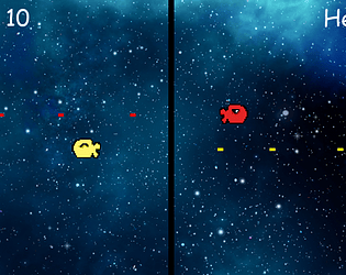 Weird fish space shooting