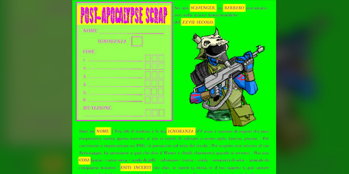 Cover image for Post-apocalypse Scrap