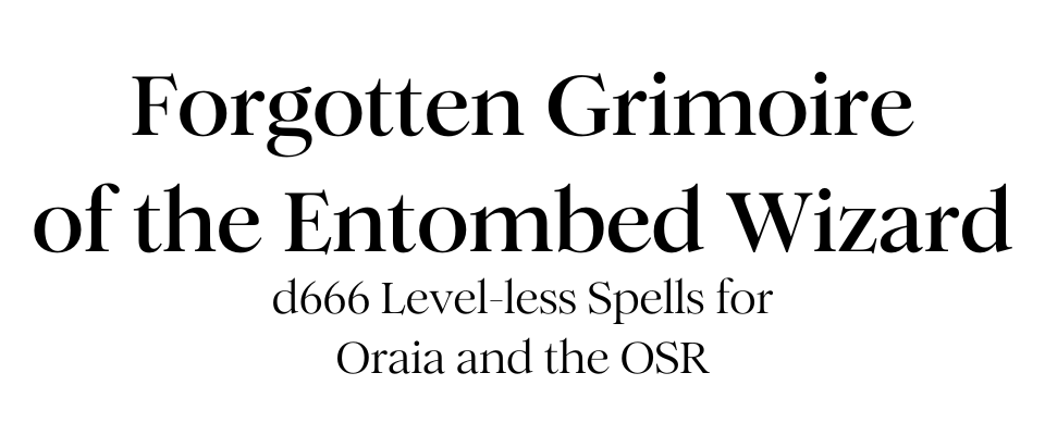 Forgotten Grimoire of the Entombed Wizard
