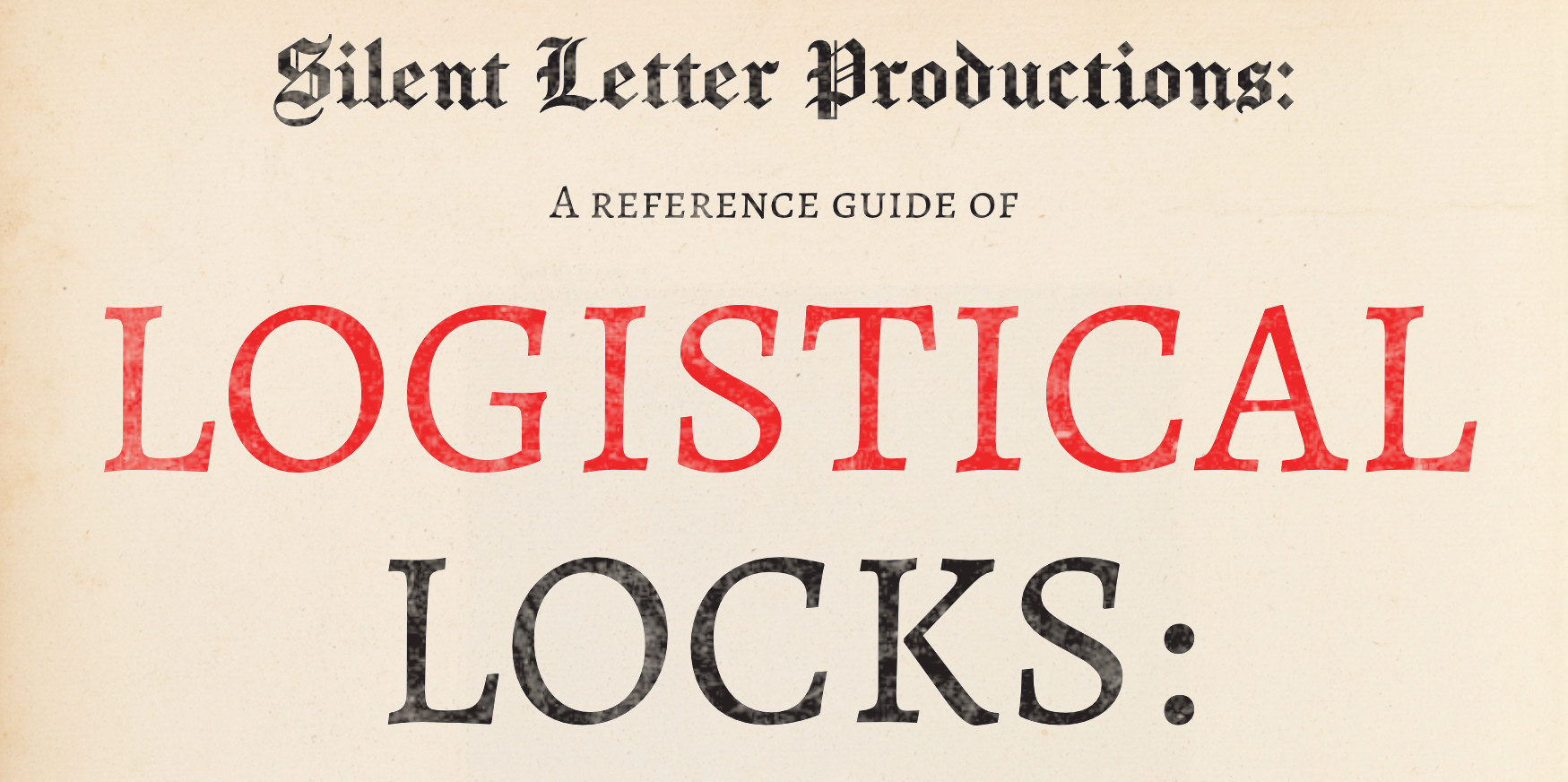 Logistical Locks