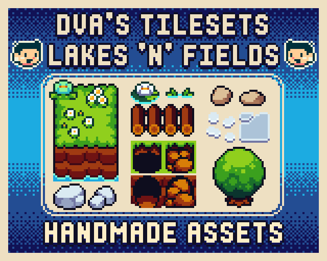 DVA's Tilesets: Lakes 'N' Fields