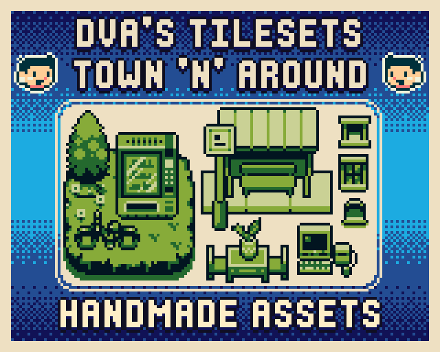DVA'S Tilesets: Town 'N' Around