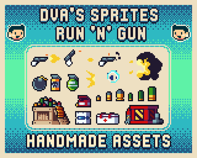 DVA'S Sprites: Run 'N' Gun