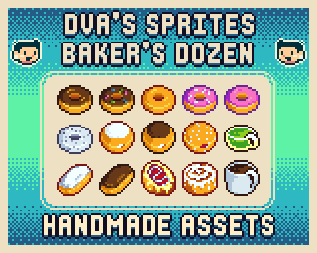 DVA'S Sprites: Baker's Dozen Twitch Badges