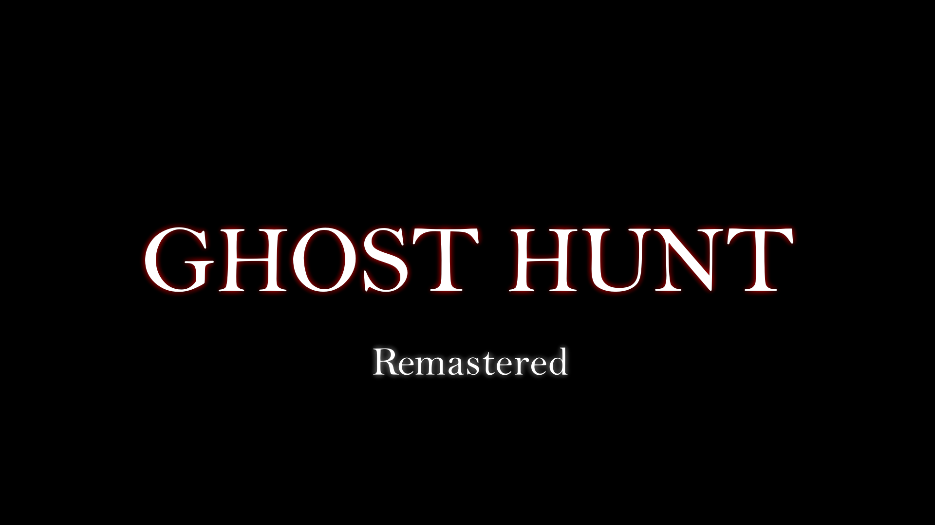 Ghost Hunt Remastered (re-release) cover