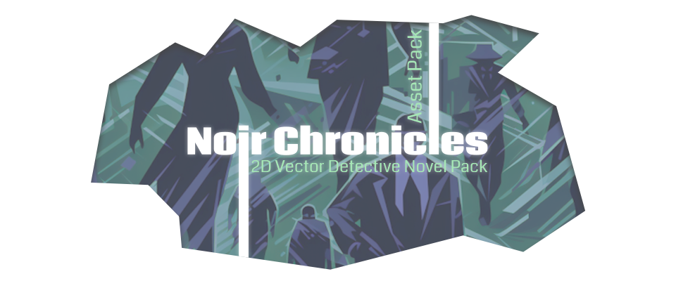 Noir Chronicles: 2D Vector Detective Novel Pack