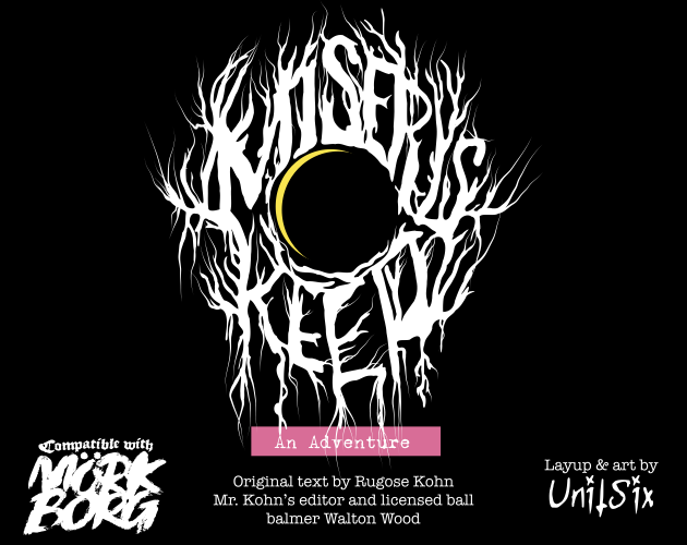 Cover image for Adventure - Misery’s Keep || Compatible with Mörk Borg