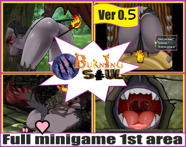 Cover art for Burning Soul - Full minigame ver 0.5 v0.5, an adult visual novel by Team_Oricrow