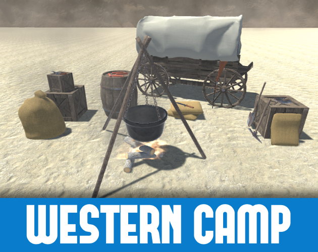 Western Camp - Props and Scene by Bubba