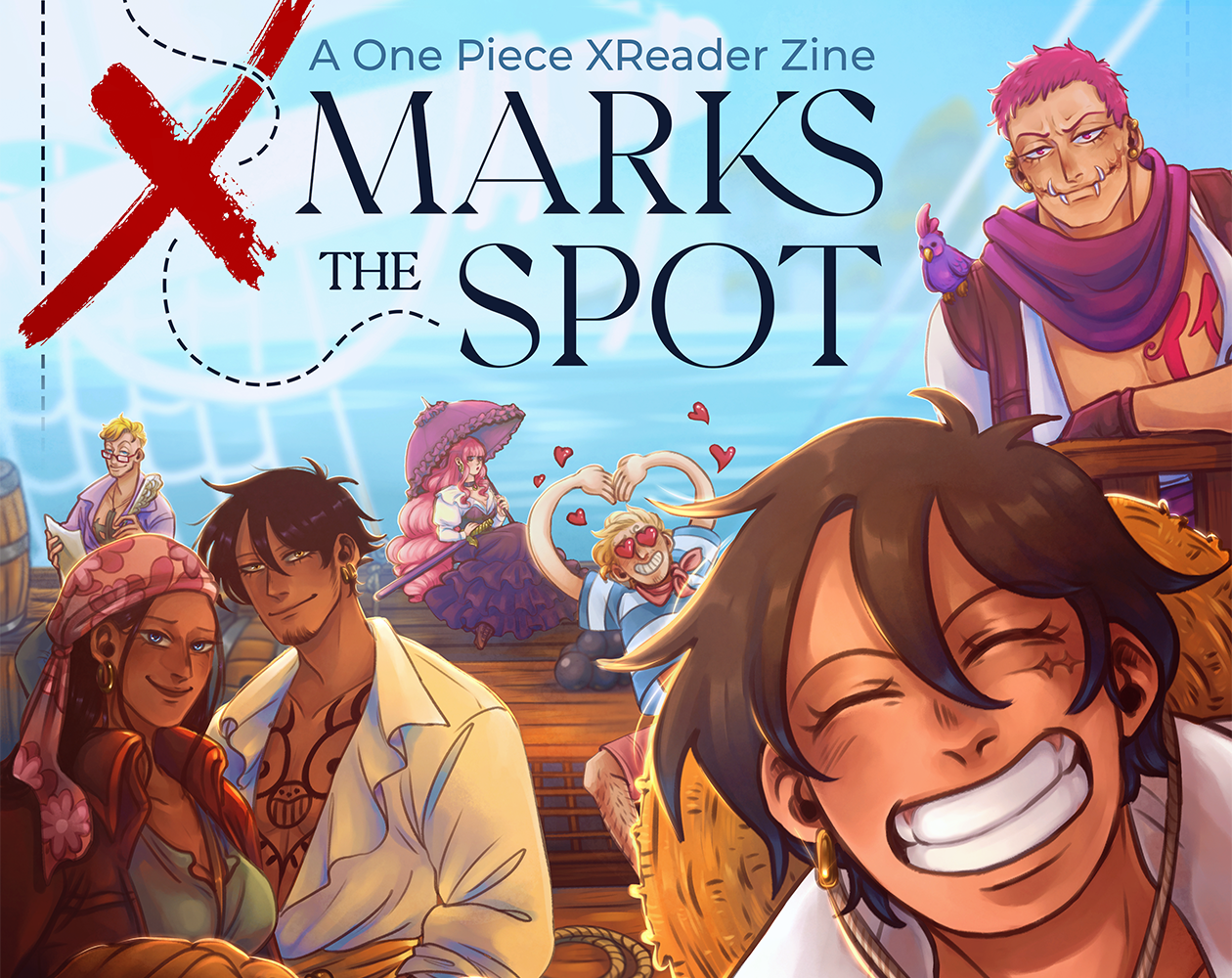 X Marks the Spot: A One Piece xReader Zine by kaiteaa
