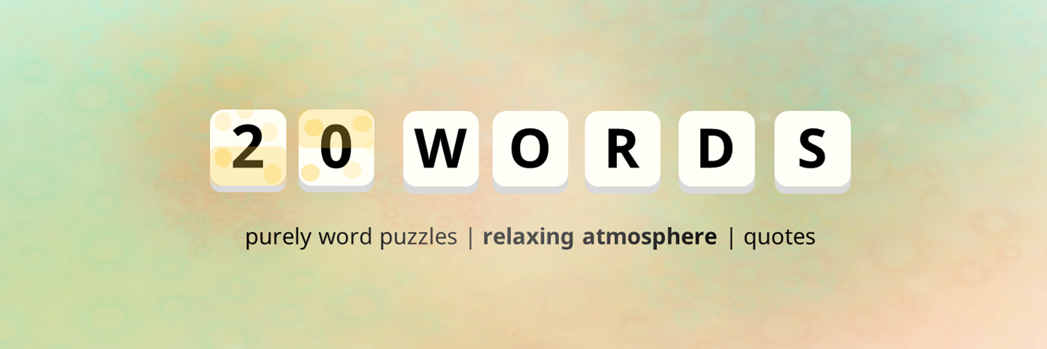 20Words - Word Search Puzzle