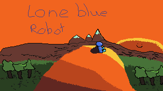 Cover image for Lone Blue Robot