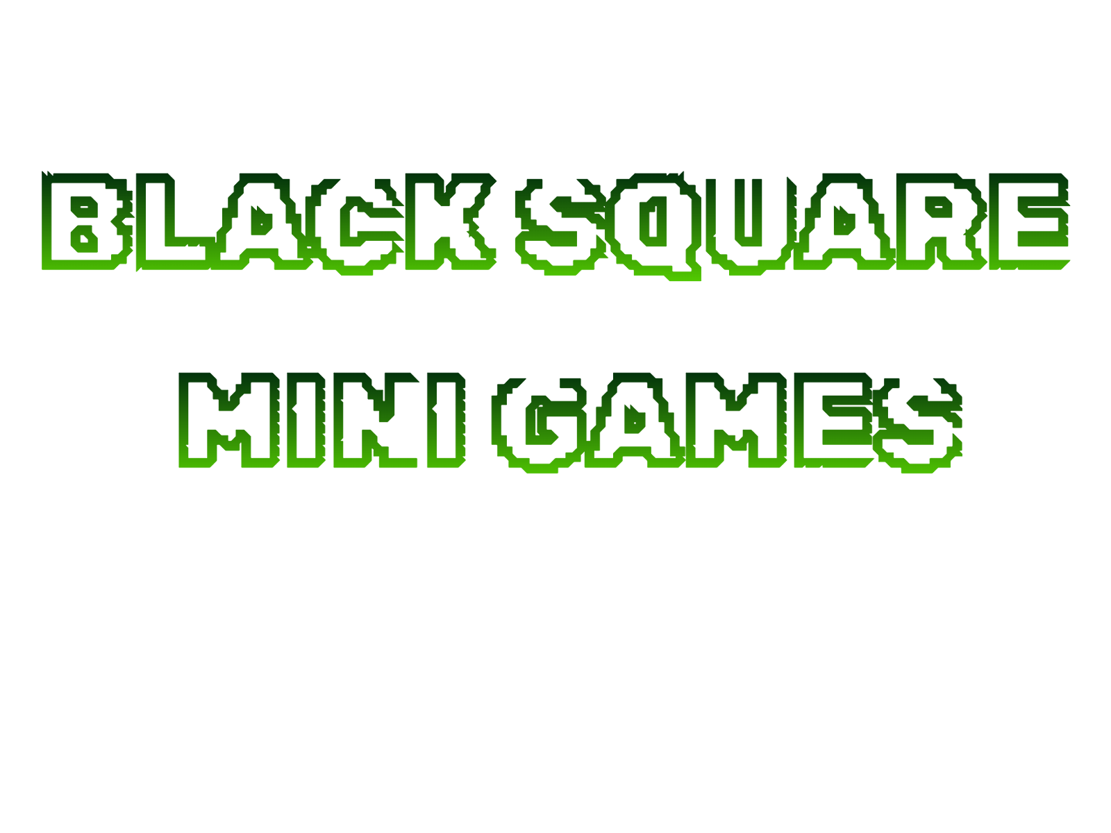 Black Square Mini Games
