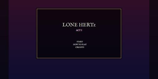 Cover image for Lone Hertz - ACT I