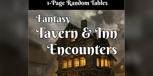Cover image for Fantasy Tavern and Inn Encounters