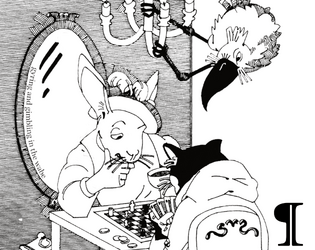 tulgey: gyring and gimbling in the Wabe   - an alice through the looking glass zine 
