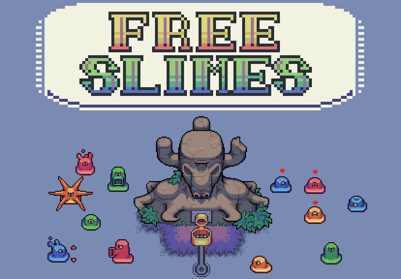 Aesthetic Enemies: Slimes (Free!)
