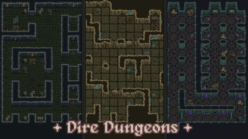 Dire Dungeon Environments