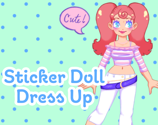 Cover image for Sticker Doll Dress Up