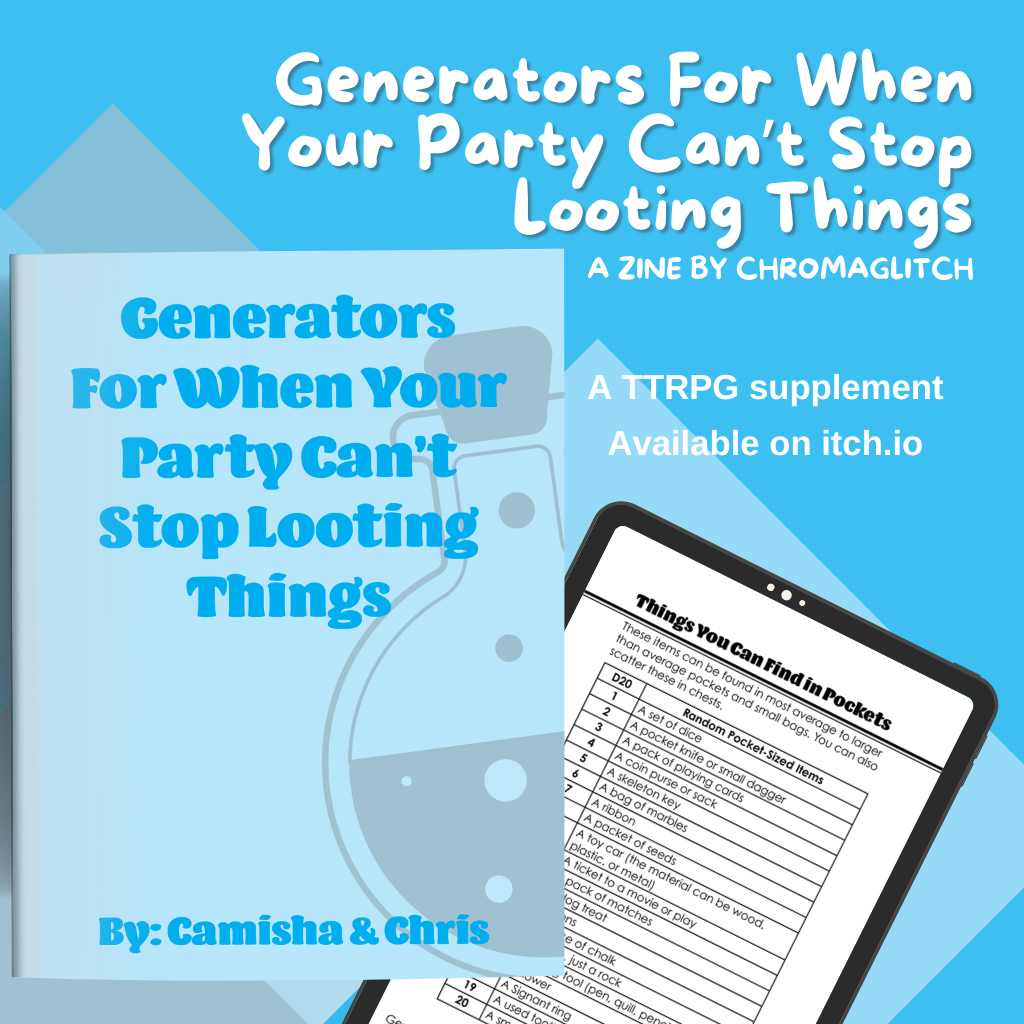 Cover image for Generators For When Your Party Can’t Stop Looting Things