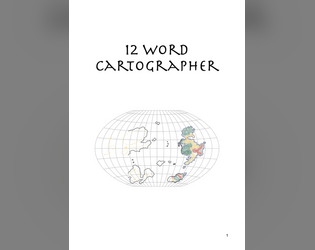 12-Word Cartographer   - Create a realistic-looking fictional map in a matter of minutes. 