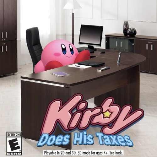 kirby does his taxes by broesky