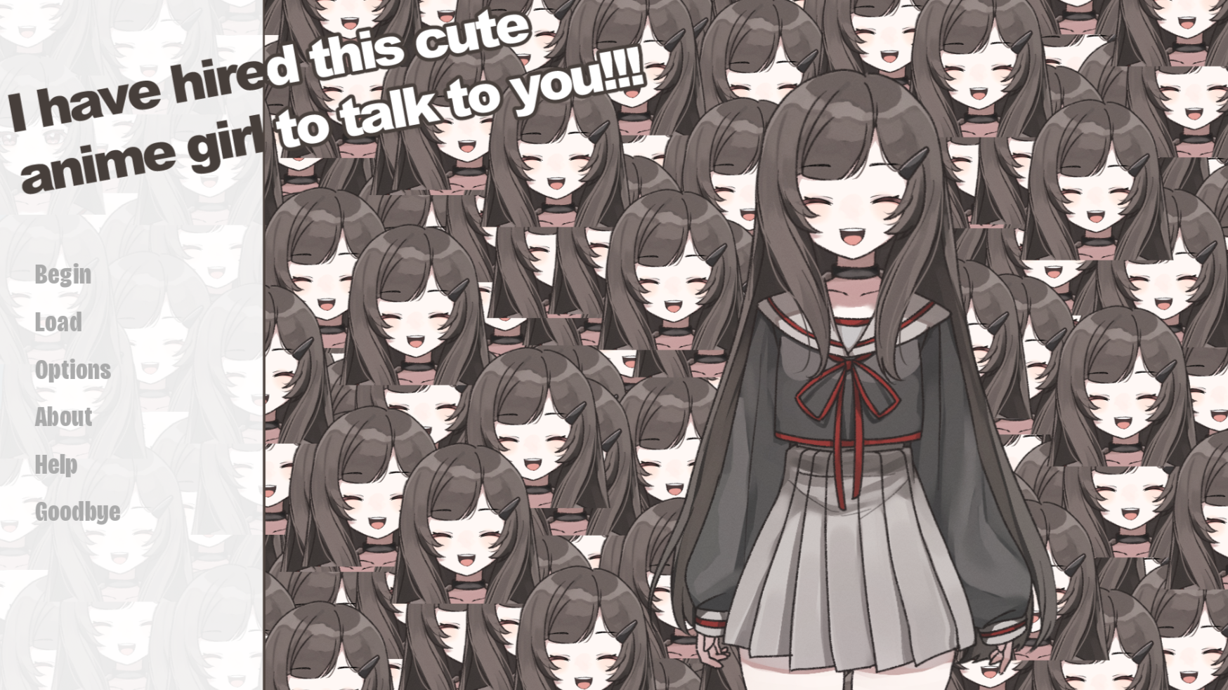 Download A Little Anime Girl Greets the World, anime girl 