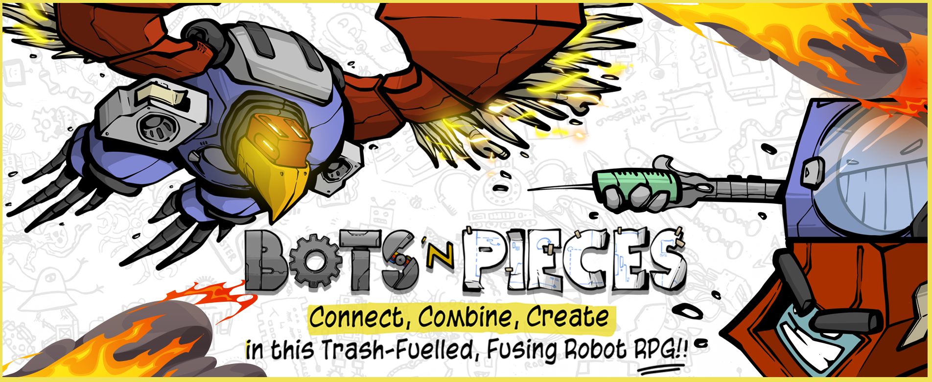 Bots ‘n Pieces, the draw your own robot TTRPG! - QuickStart