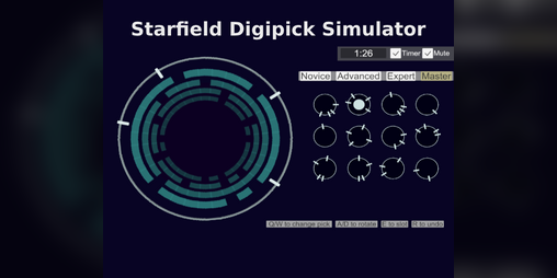 Cover image for Starfield Digipick Simulator