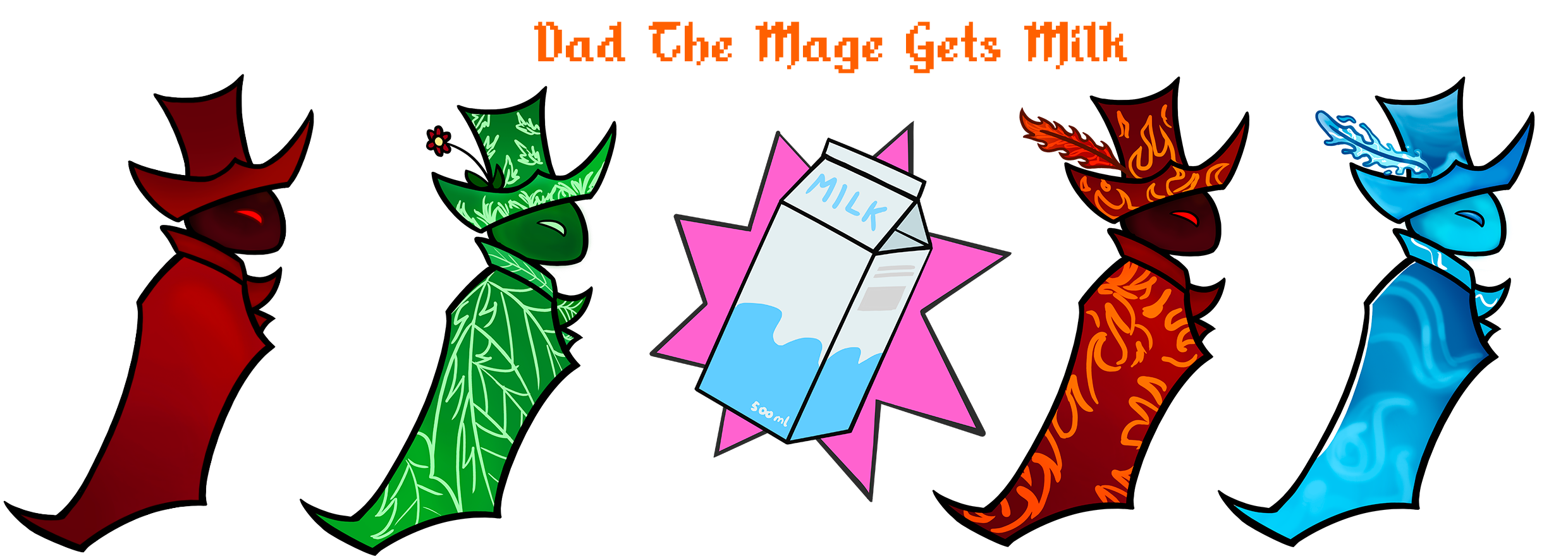 Dad the Mage gets milk