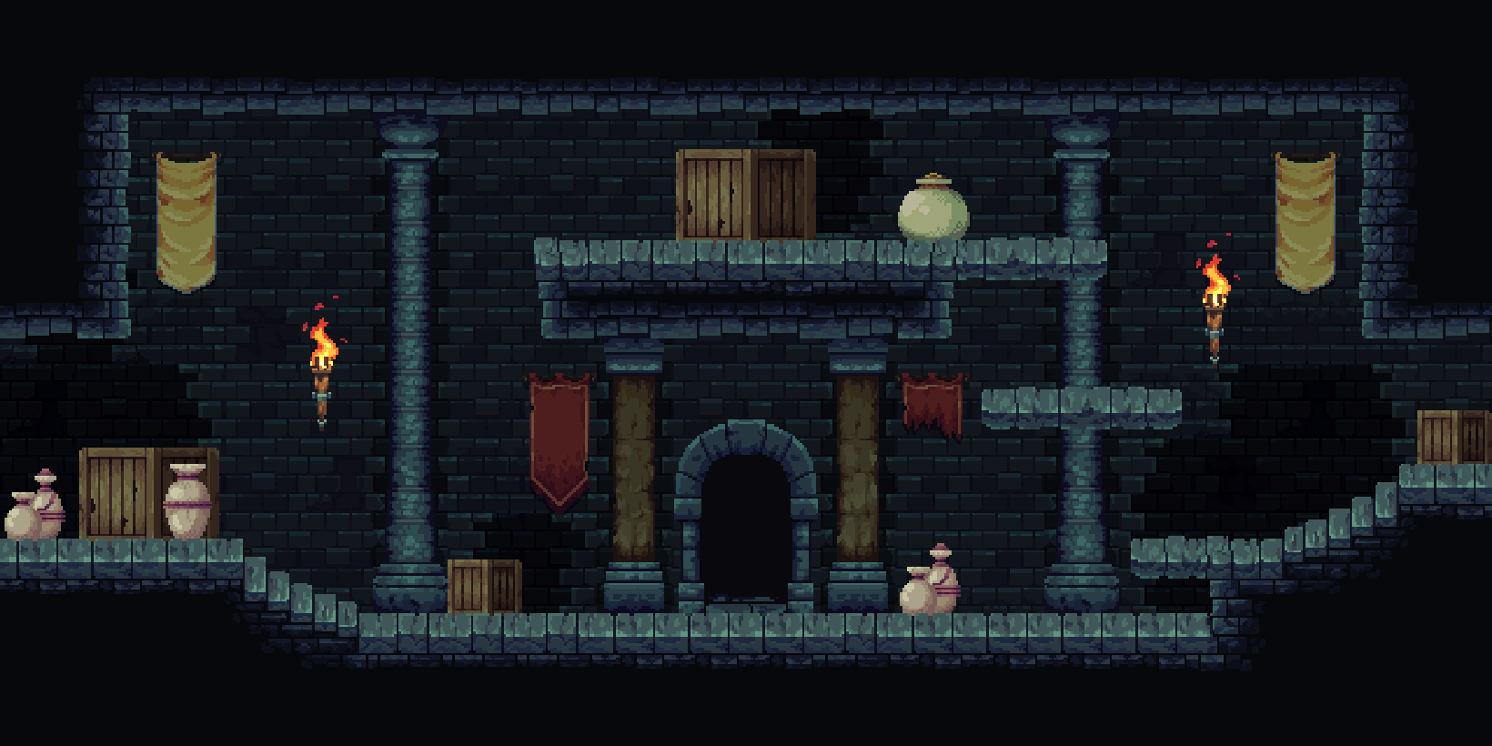The Sidescroller's Dungeon Tileset [32x32]