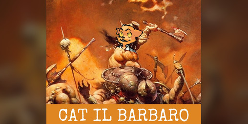 Cover image for CAT IL BARBARO UNA SCRAPHACK A TEMA CONAN IL BARBARO