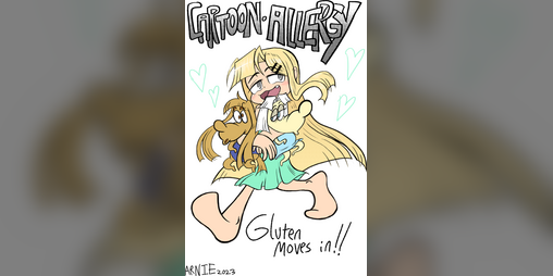 Cover image for Cartoon Allergy: Gluten Moves In