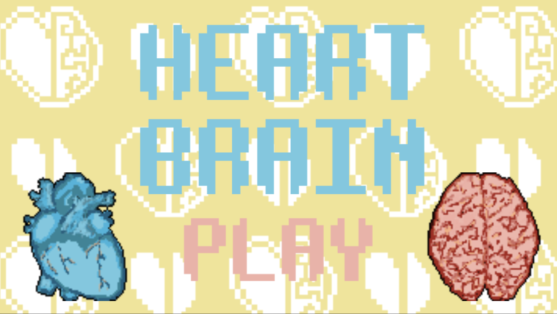Heart and Brain Pixelgame