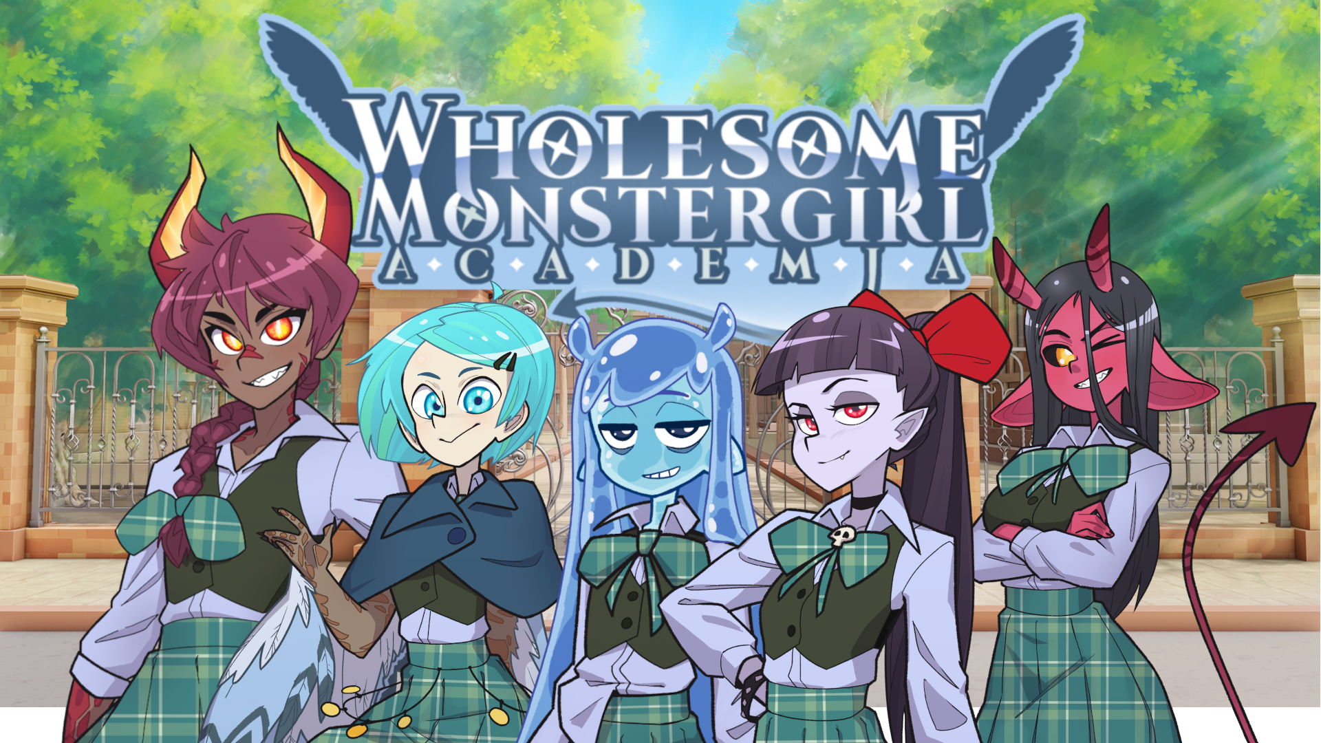 Update 0.1.2a - Improved GUI - Wholesome Monster Girl Academia by Yomic