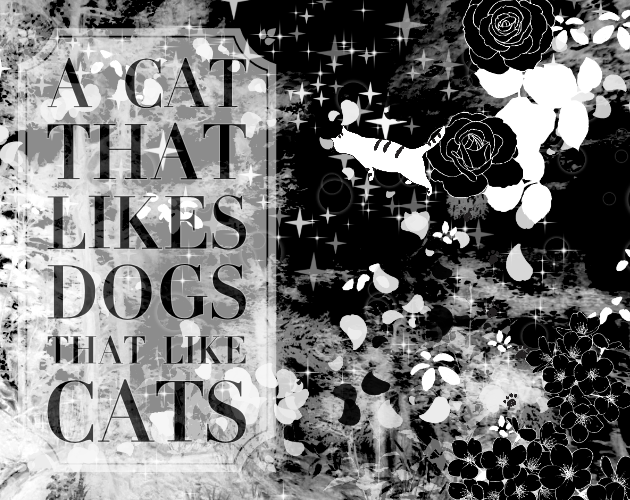 Cover image for a cat that likes dogs that like cats