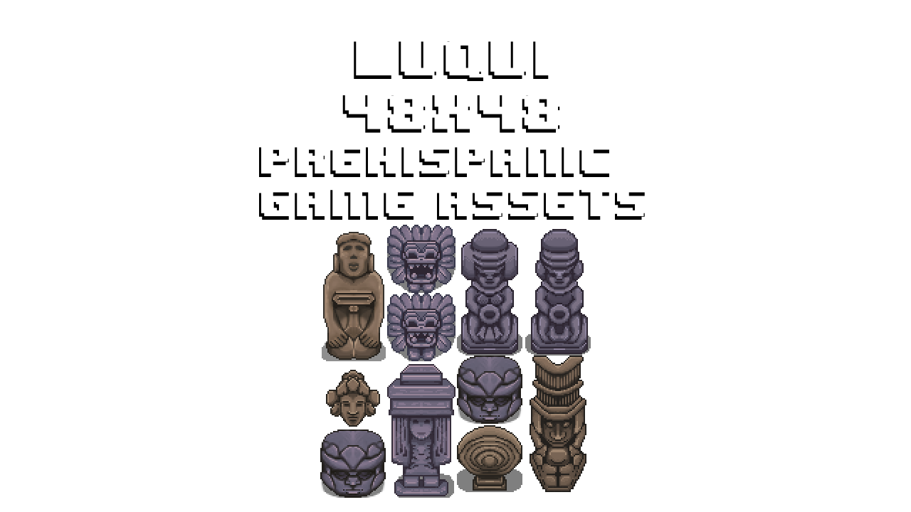 LuQui 48X48 Prehispanic Game Assets