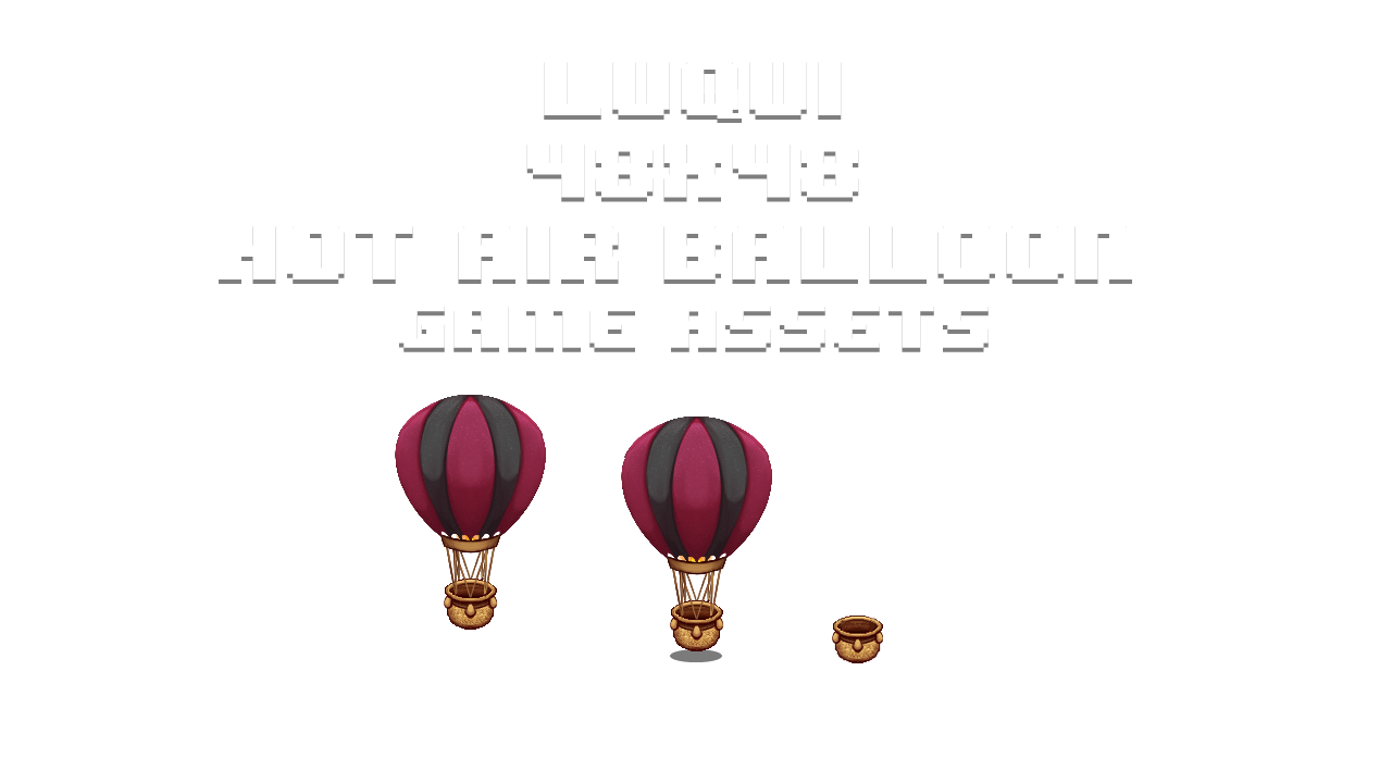 LuQui 48 x 48 Large Hot air balloon Assets