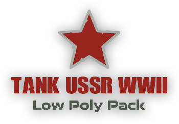 Tanks USSR WWII LowPoly Pack